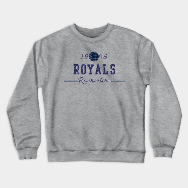 Rochester Royals Crewneck Sweatshirt by HomePlateCreative